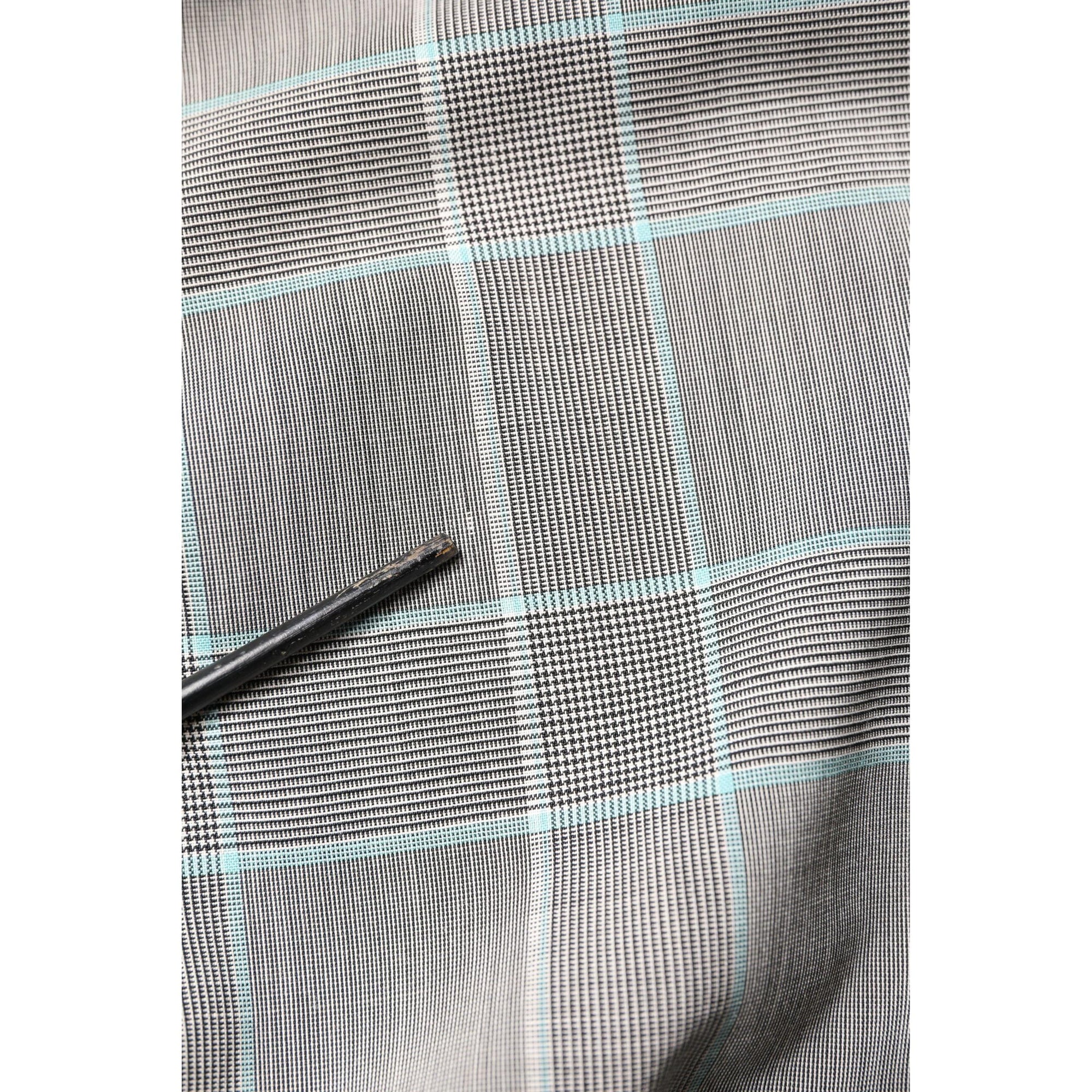 Dolce &amp; Gabbana Multicolor Plaid Full Zip Windbreaker Jacket