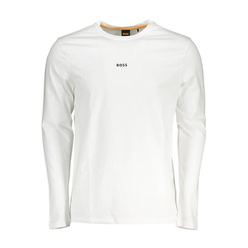 Hugo Boss White Cotton Men TShirt