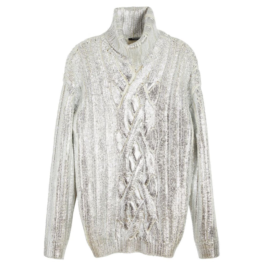 Balmain Brown Wool Sweater