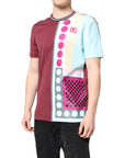 Dolce & Gabbana Multicolor Printed Logo Short Sleeve T-shirt
