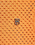 Dolce & Gabbana Orange Cashmere Round Neck Sleeveless T-shirt