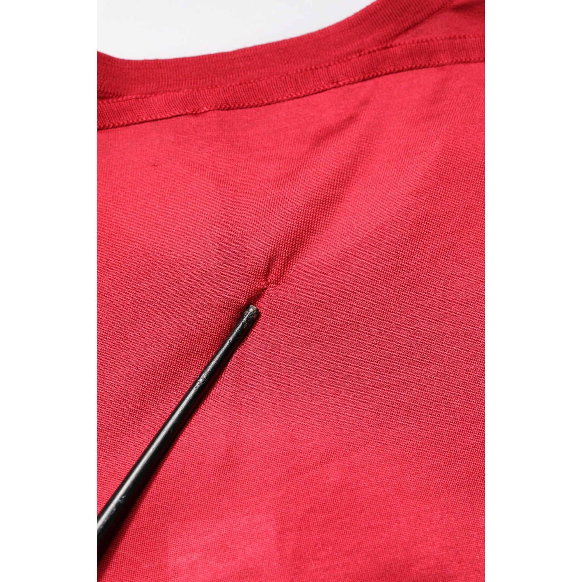 Dolce &amp; Gabbana Red Silk DG Crown Logo Short Sleeve T-shirt