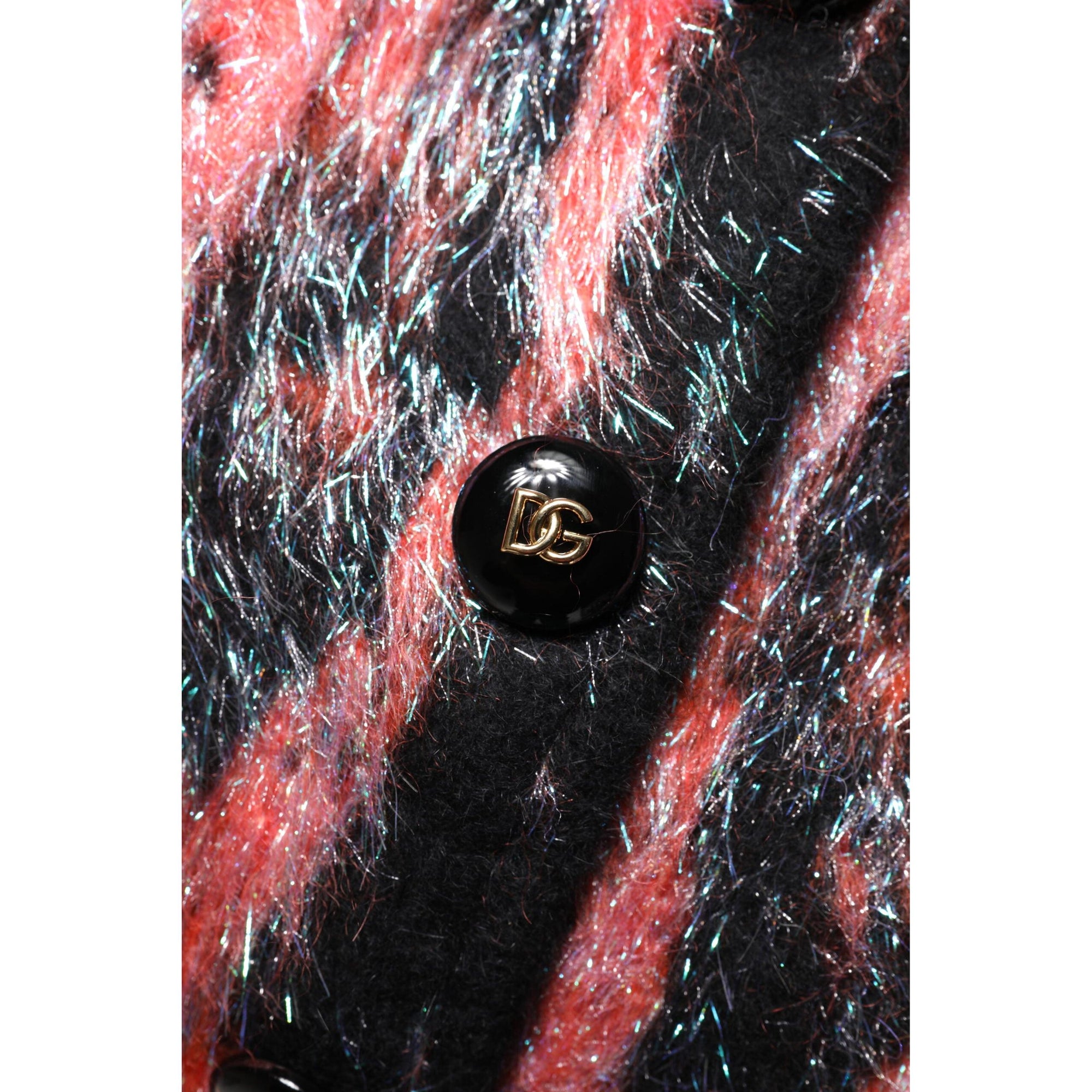 Dolce &amp; Gabbana Red Mohair Wool Button Down Cardigan Sweater