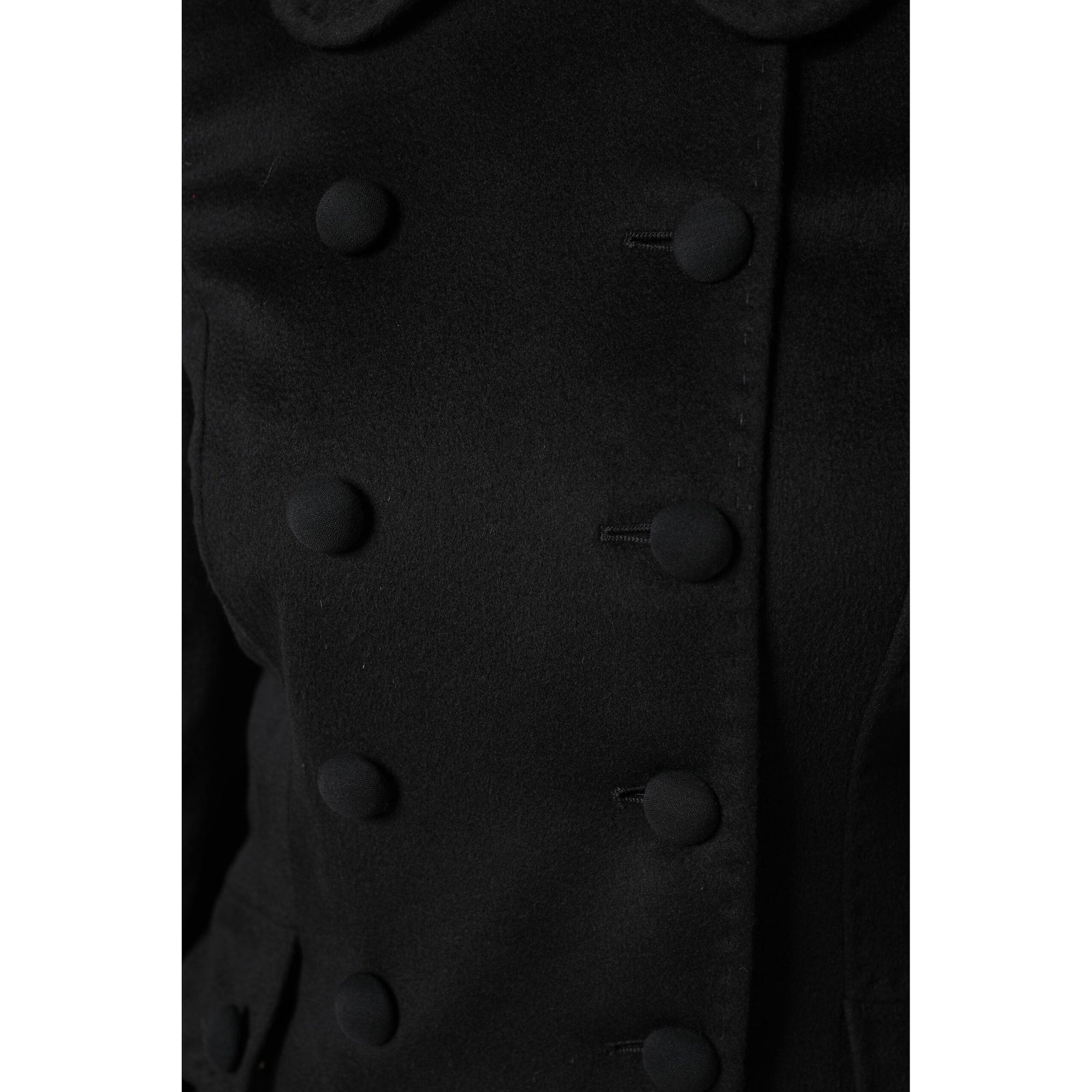 Dolce &amp; Gabbana Black Wool Sartoria Italiano Blazer Jacket