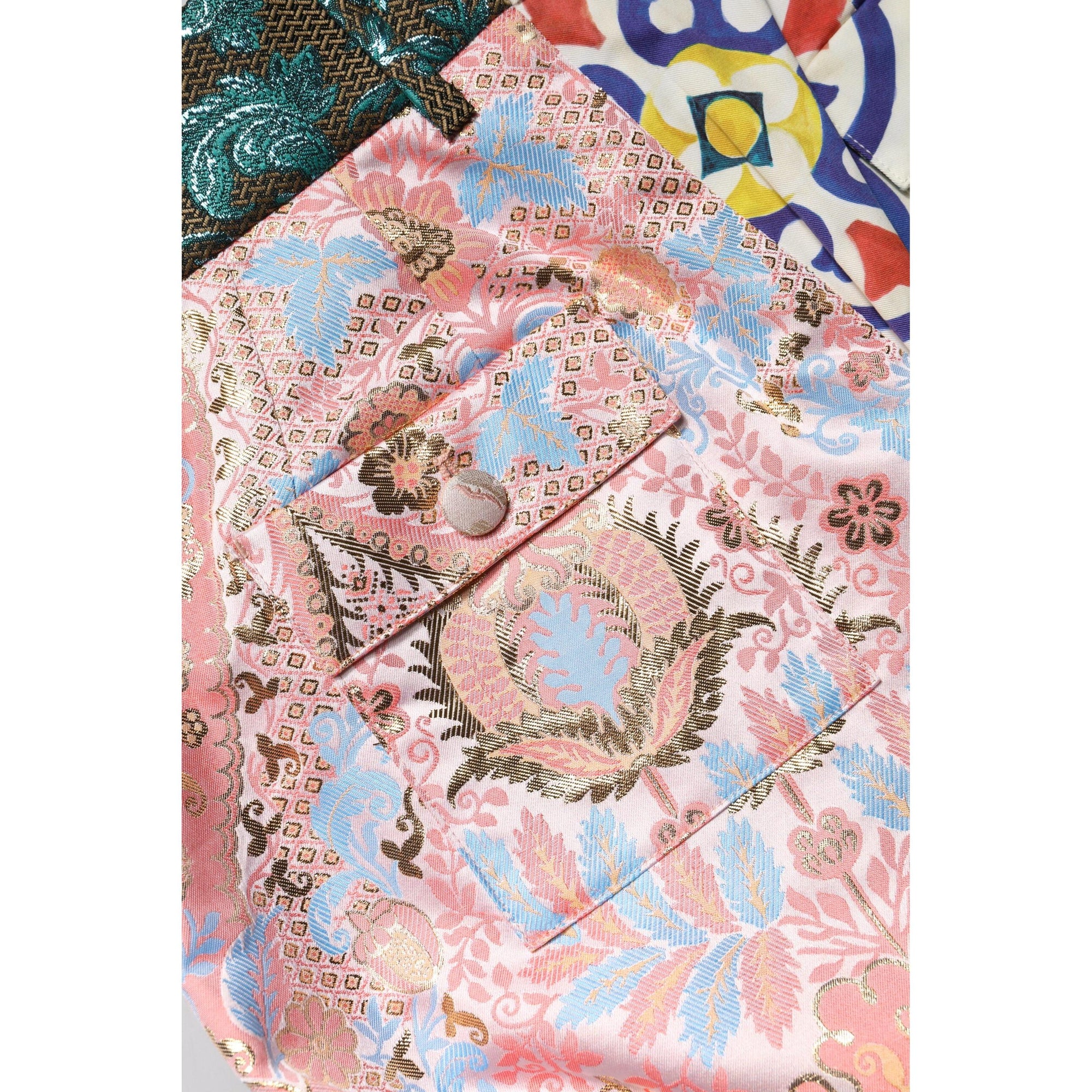 Dolce &amp; Gabbana Multicolor High Waist Women Hot Pants Shorts
