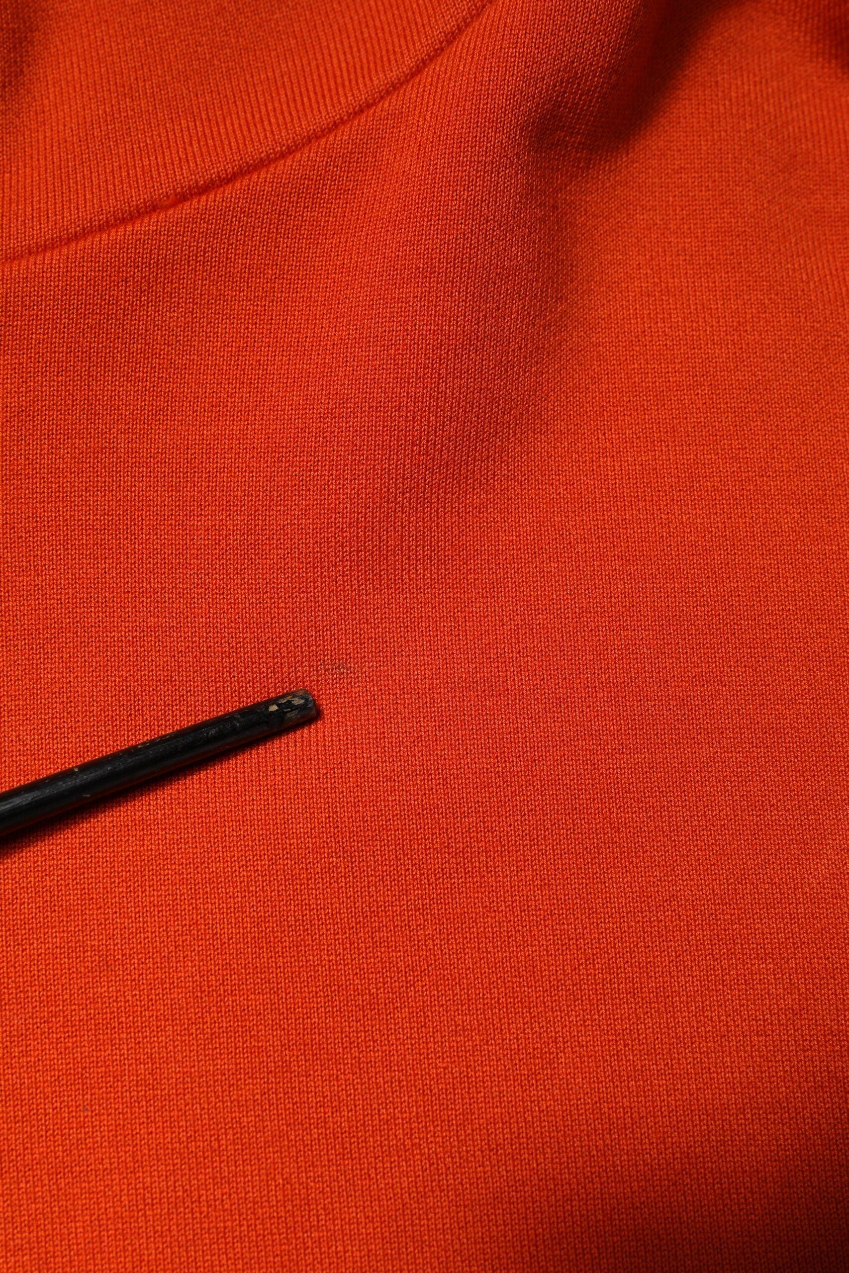 Dolce &amp; Gabbana Orange Cotton Hooded Men Sweatshirt Sweater