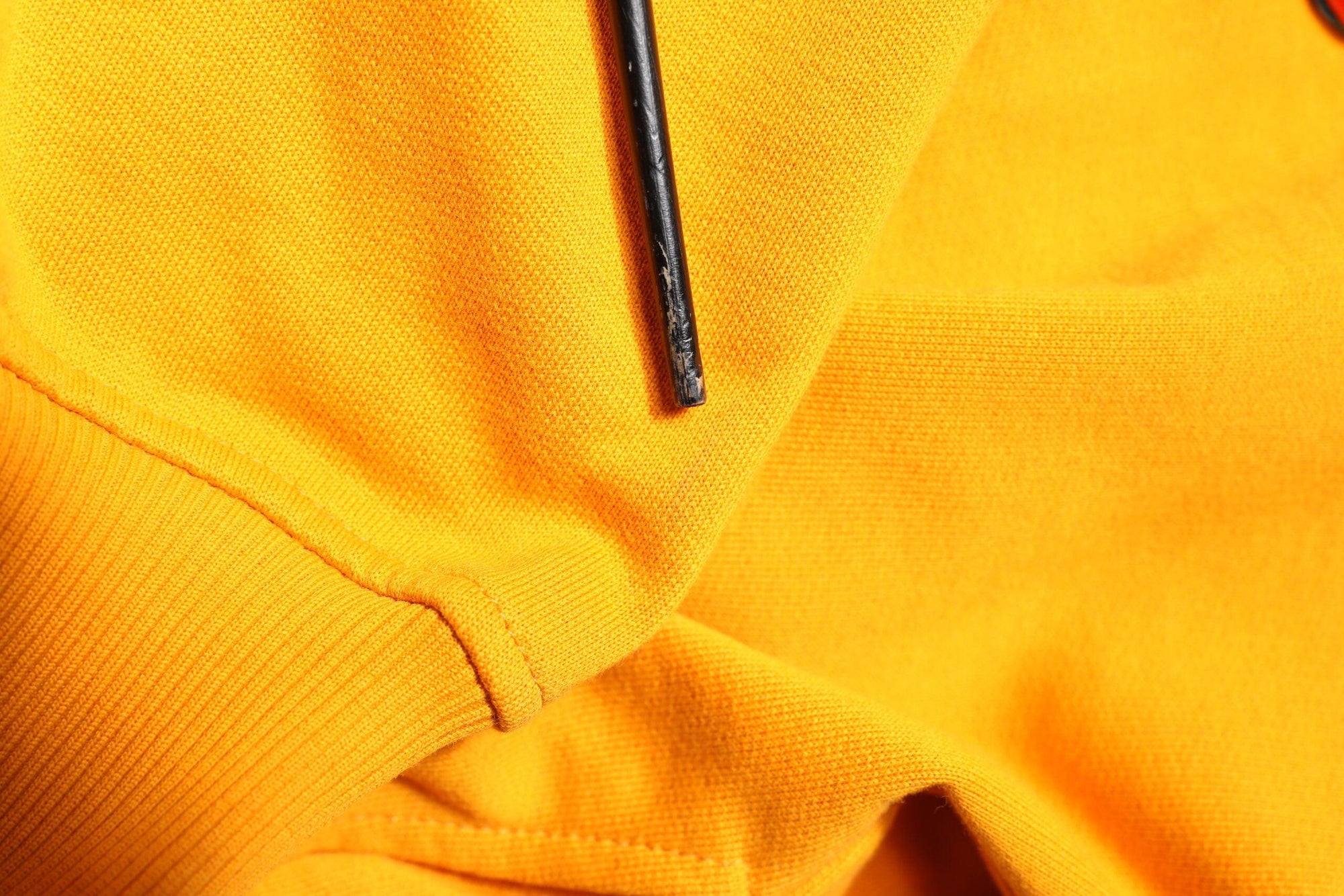 Dolce &amp; Gabbana Yellow Full Zip Hooded Sweatshirt Sweater