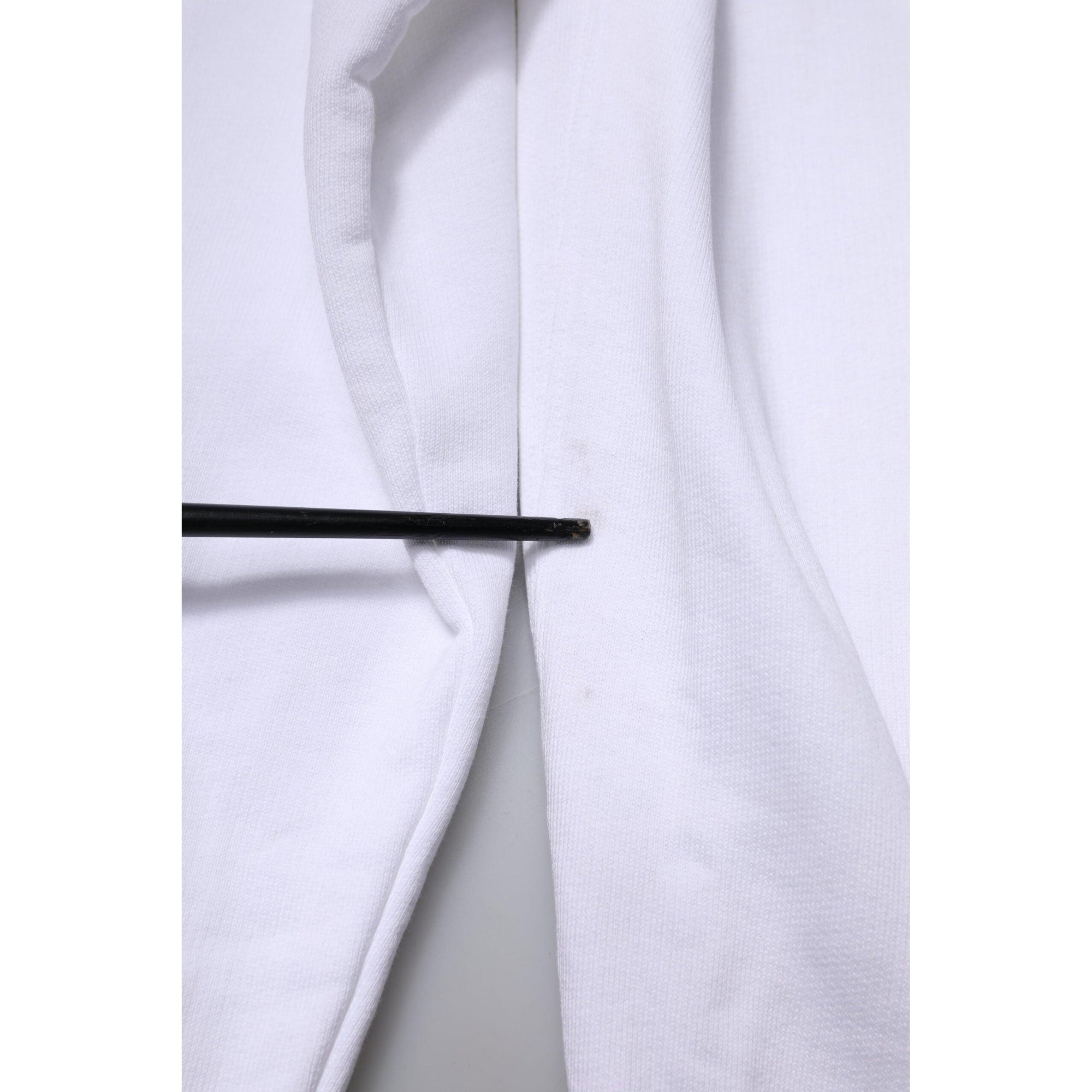 Dolce &amp; Gabbana White Logo Cotton Crew Neck Pullover Sweater