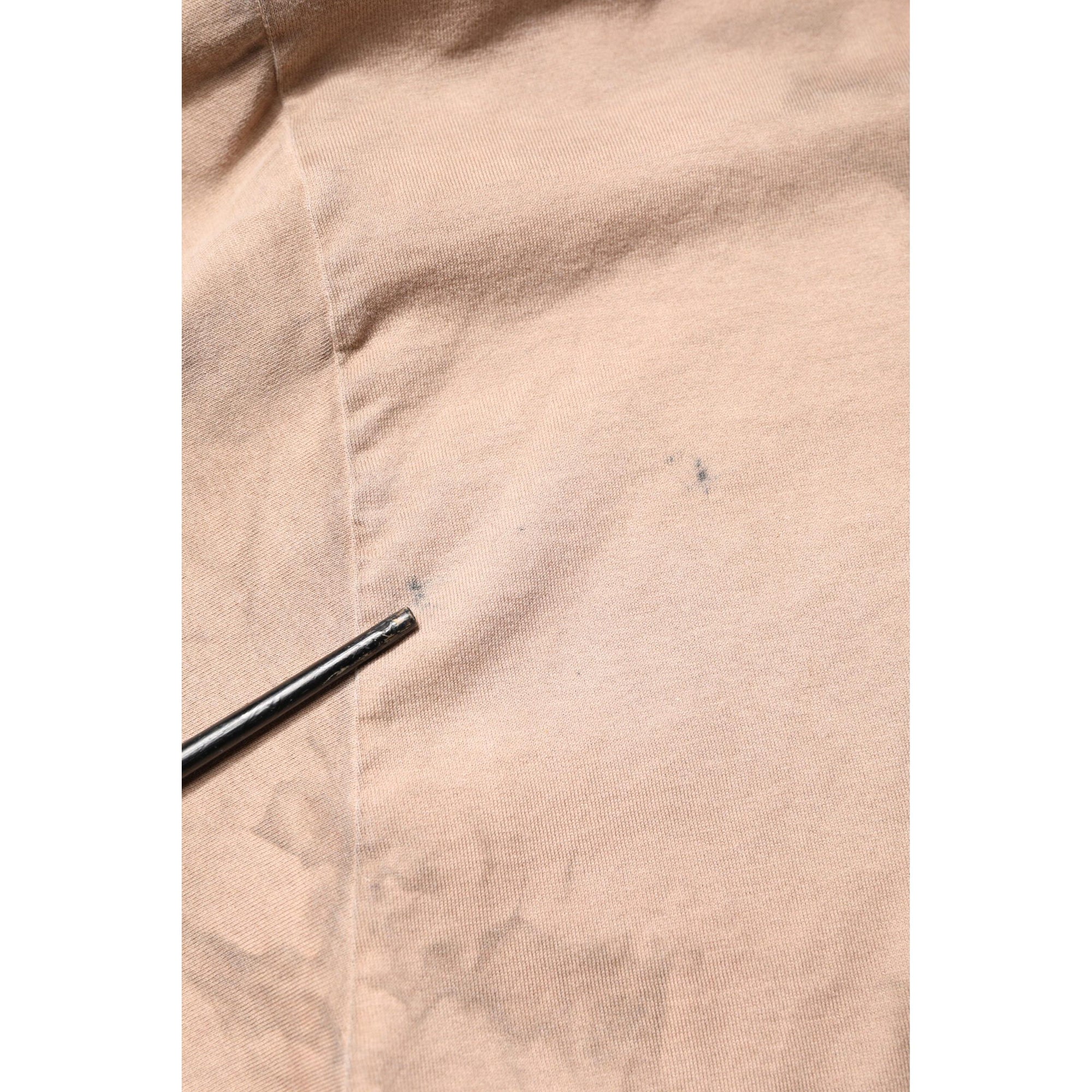 Dolce &amp; Gabbana Beige Tie Dye Logo Print Cropped T-shirt