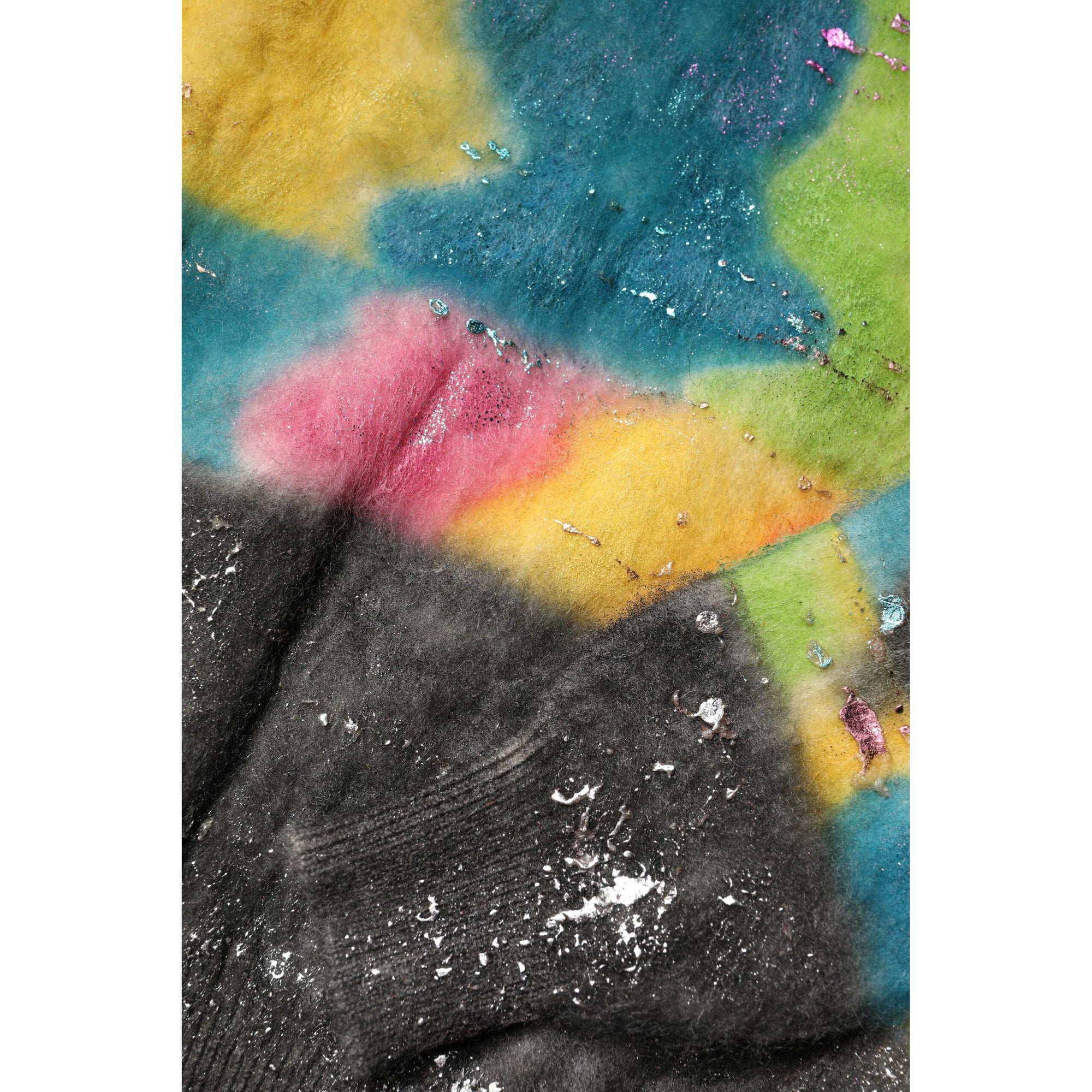 Dolce &amp; Gabbana Multicolor Mohair Turtleneck Pullover Sweater