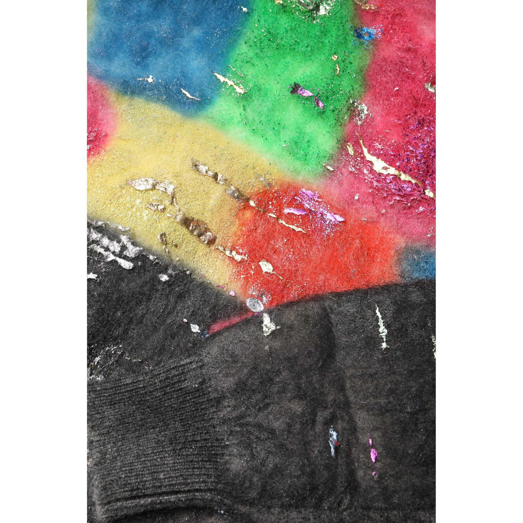 Dolce &amp; Gabbana Multicolor Mohair Turtleneck Pullover Sweater