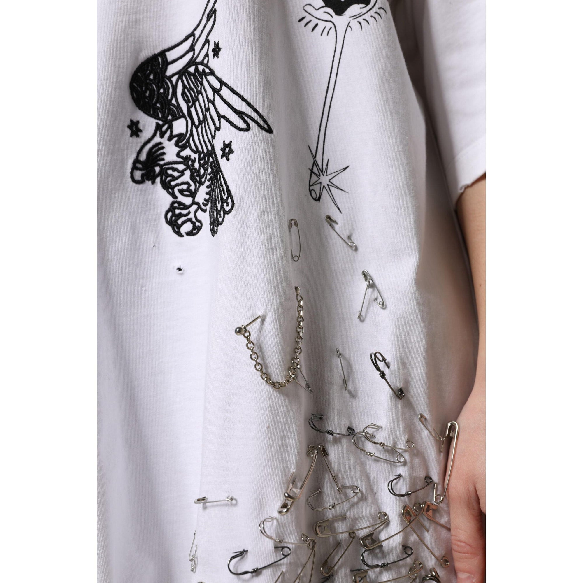 Dolce &amp; Gabbana White Cotton DG BLESSED Printed T-shirt