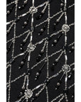 Dolce & Gabbana Black Cashmere Embellished Long Sleeves Top