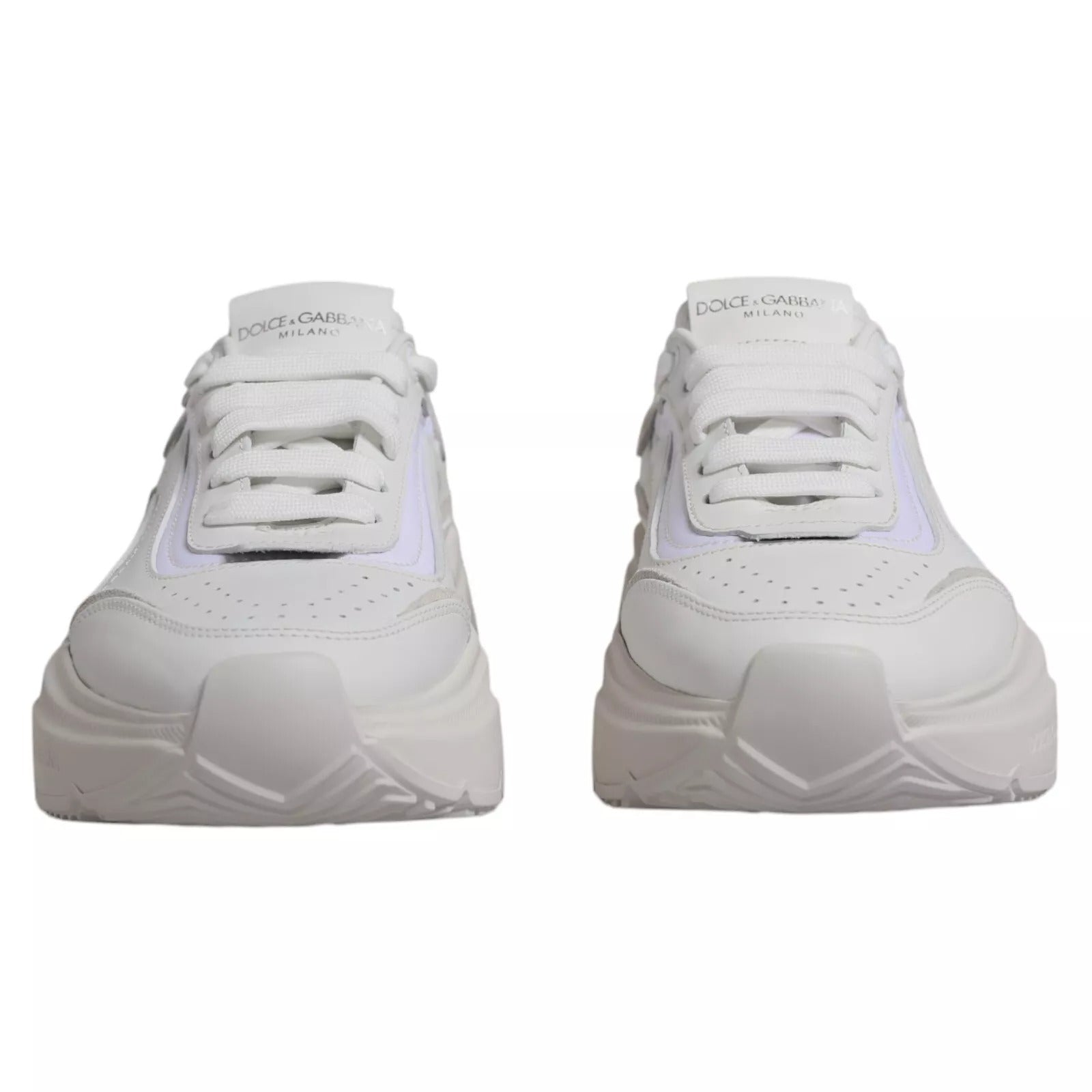 Dolce &amp; Gabbana White Daymaster Low Top Mens Sneakers Shoes