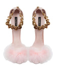 Dolce & Gabbana Pink Leather Pump