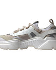 Dolce & Gabbana Sneakers White Beige Leather Sport DAYMASTER Shoes