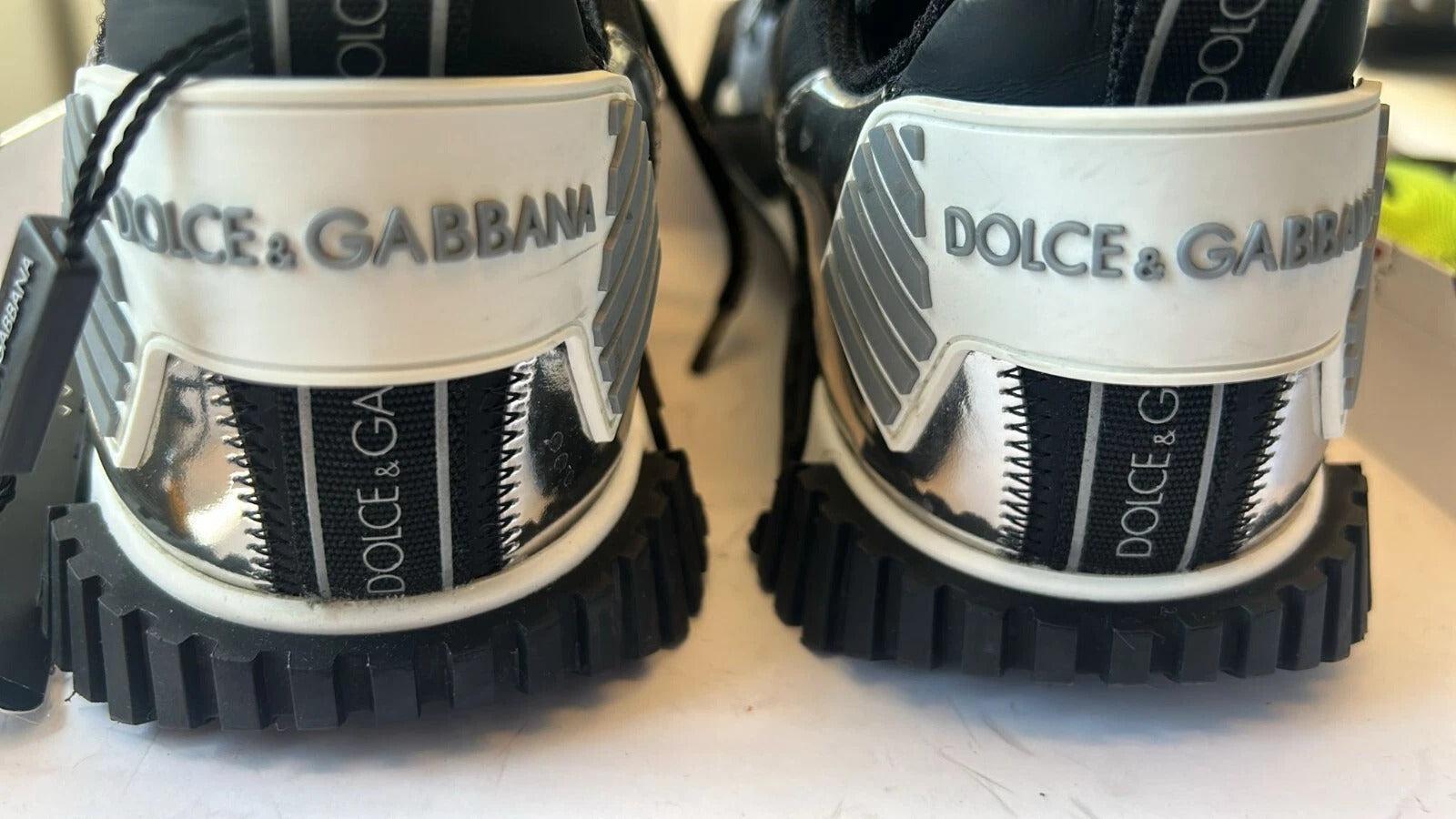 Dolce &amp; Gabbana Multicolor Lace Up Low Top NS1 Sneakers Shoes