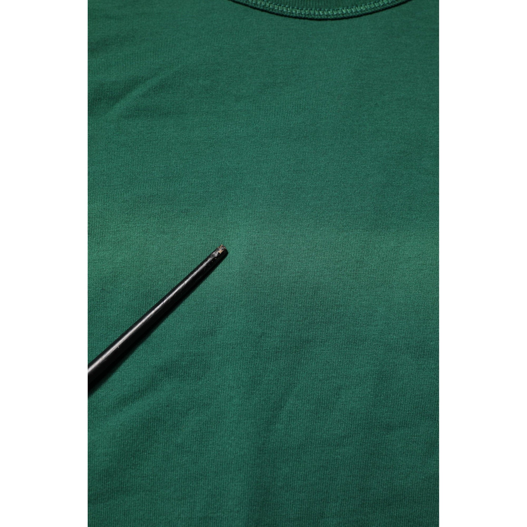Dolce &amp; Gabbana Green Cotton DG Plaque Round Neck T-shirt