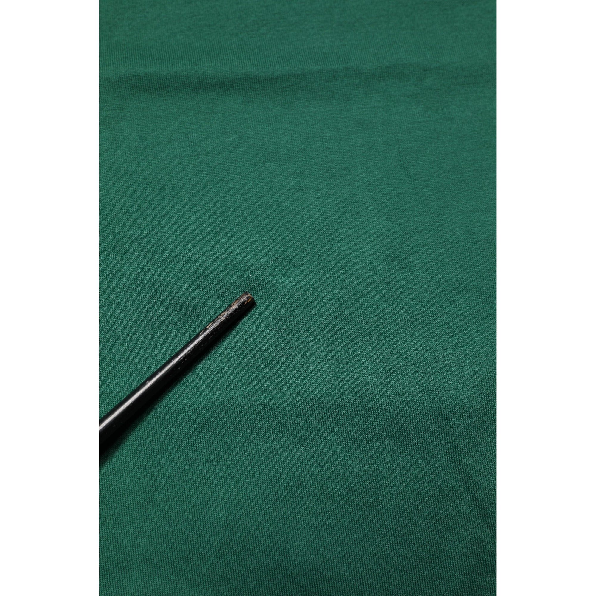 Dolce &amp; Gabbana Green Cotton DG Plaque Round Neck T-shirt