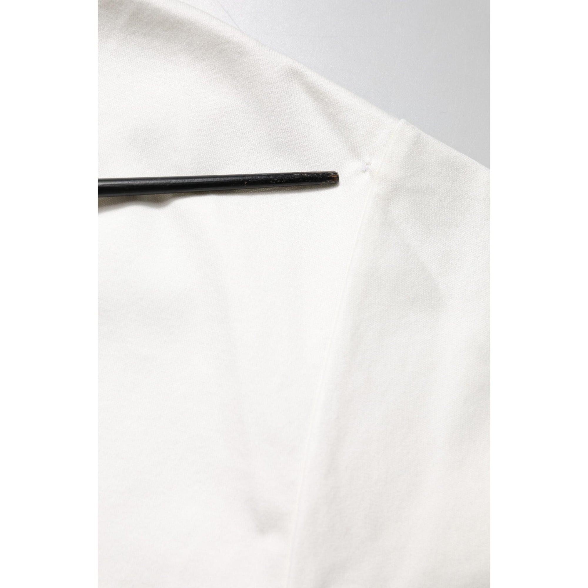 Dolce &amp; Gabbana White Cotton DG Embroidery Round Neck T-shirt
