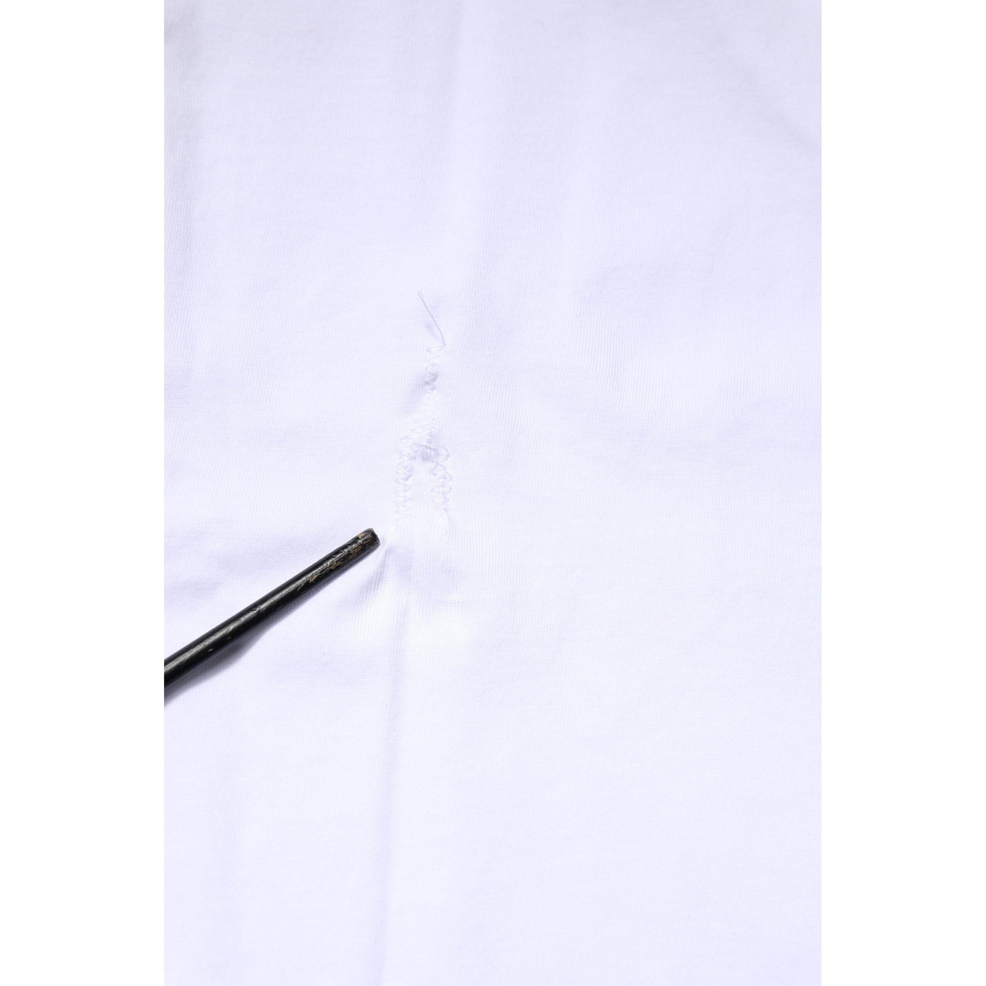 Dolce &amp; Gabbana White Cotton Logo Patch Crew Neck T-shirt