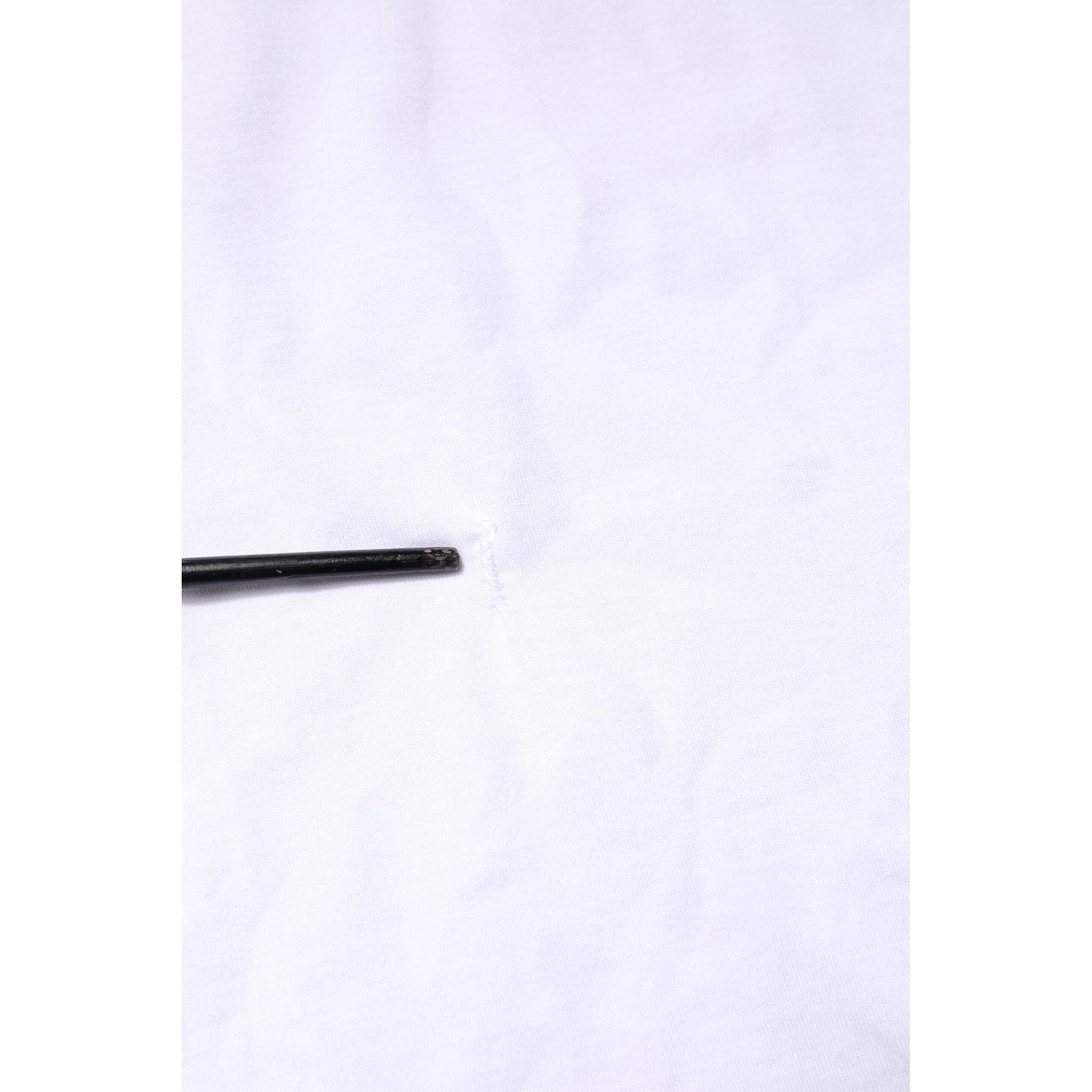 Dolce &amp; Gabbana White Cotton Logo Plaque Round Neck T-shirt