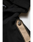 Dolce & Gabbana Black Logo Hooded Full Zip Sweatshirt Jacket