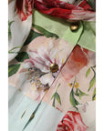 Dolce & Gabbana Multicolor Floral Patchwork Long Sleeves Top
