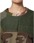 Dolce & Gabbana Multicolor Camouflage Oversized Top T-shirt