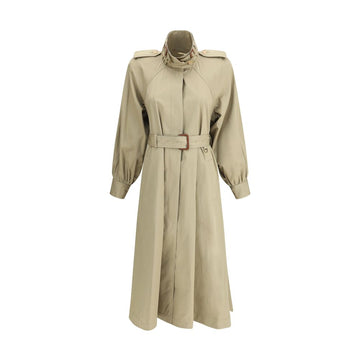 Chloé Cotton gabardine long Trench Coat