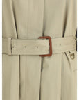 Chloé Cotton gabardine long Trench Coat