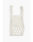Last Frame Checked Tote Bag with See-Through Details