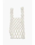 Last Frame Checked Tote Bag with See-Through Details