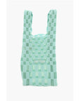 Last Frame Two-Tone Checked Tote Bag