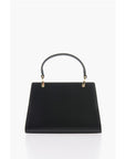 Moschino LOVE Solid Color Handbag with Removable Faux Fur Handle
