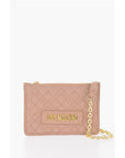 Moschino LOVE Quilted Faux Leather Clutch with Removable Chain Should