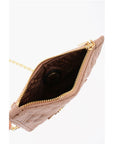 Moschino LOVE Quilted Faux Leather Clutch with Removable Chain Should