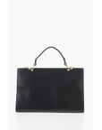Moschino LOVE Faux Leather Bag with Golden Chain and Turn Lock Closur