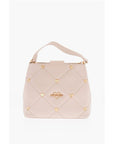 Moschino LOVE Faux Leather Quilted Bag with Golden Details and Remova