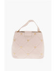 Moschino LOVE Faux Leather Quilted Bag with Golden Details and Remova