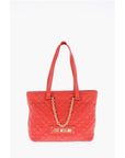 Moschino LOVE Quilted Faux Leather Tote Bag