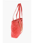 Moschino LOVE Quilted Faux Leather Tote Bag
