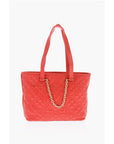 Moschino LOVE Quilted Faux Leather Tote Bag