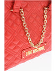 Moschino LOVE Quilted Faux Leather Tote Bag