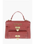 Moschino LOVE Crocodile Printed Faux Leather Hand Bag