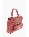 Moschino LOVE Crocodile Printed Faux Leather Hand Bag