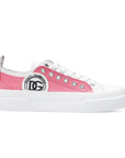 Dolce & Gabbana Pink Cotton Sneaker
