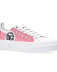 Dolce & Gabbana Pink Cotton Sneaker
