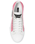 Dolce & Gabbana Pink Cotton Sneaker