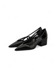 Prada Black Leather Cut-Out Pumps 55